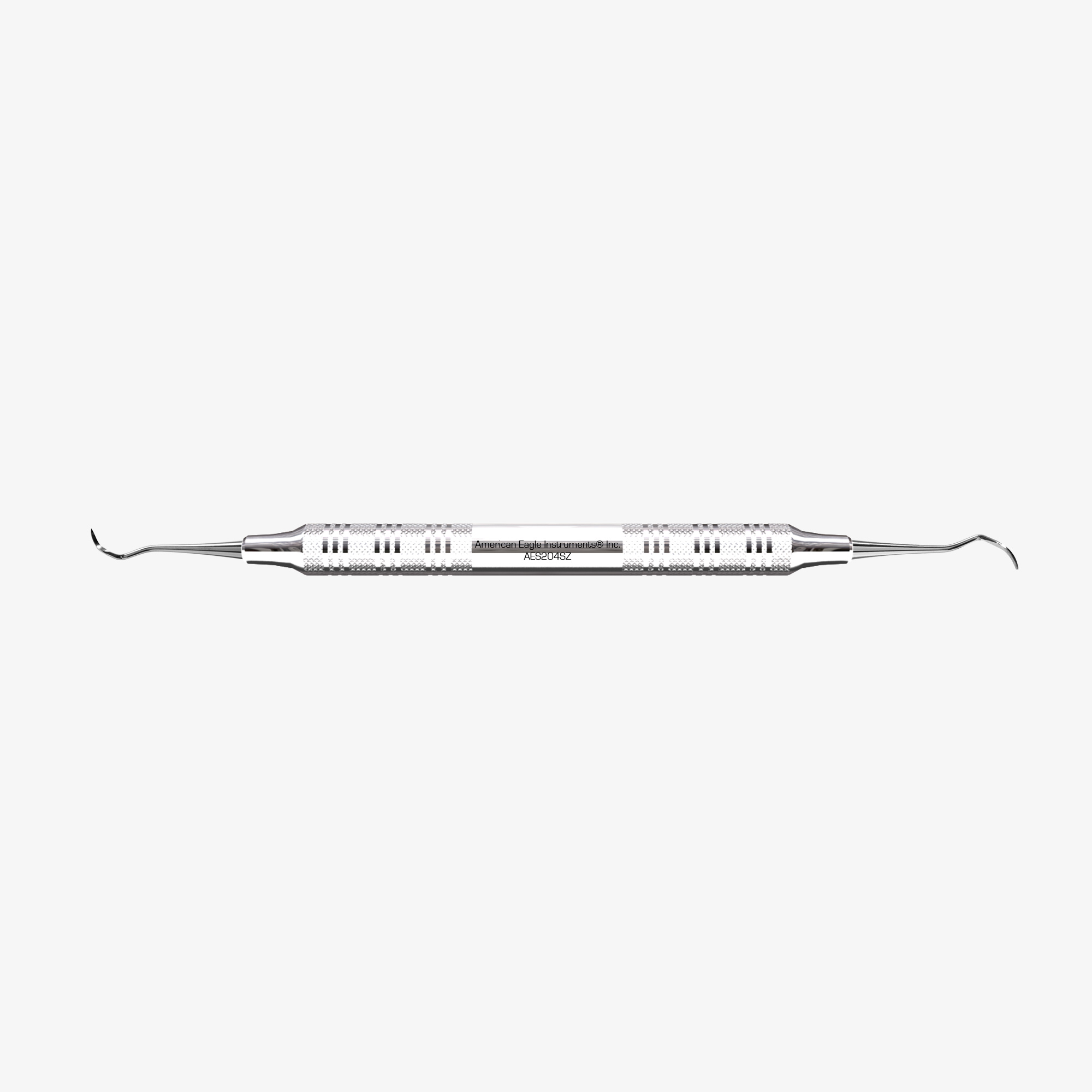 thumbnail interactive-video image 1 of INSTUMAX 204S Posterior Sickle Scaler - Stainless Steel, Autoclavable Dental Instrument 1 of 6